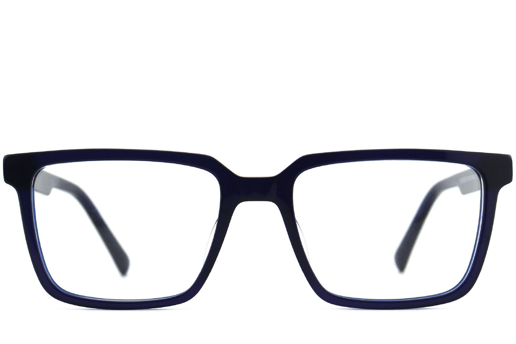 Bicchieri rettangolari in acetato blu #BS2012-2529