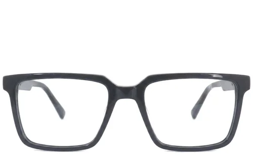 Verres rectangulaires en acétate gris #BS2012-2530