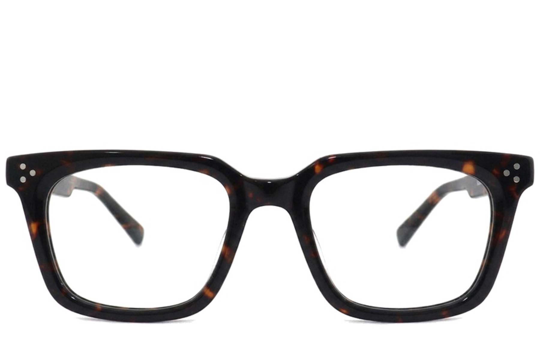 Rectangular Tortoiseshell Acetate Glasses #BS2012-2534