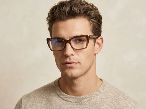 Lunettes papillon en acétate brun #BS2012-2549