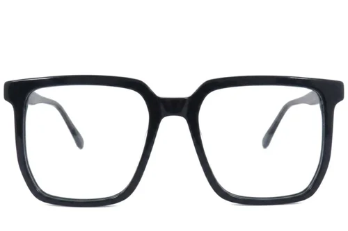 Verres rectangulaires en acétate gris #BS2012-2552