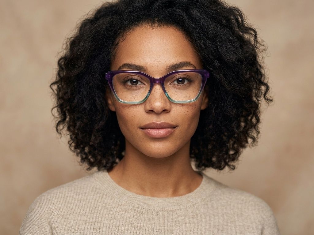 Butterfly Purple Acetate Glasses #BS2012-2556