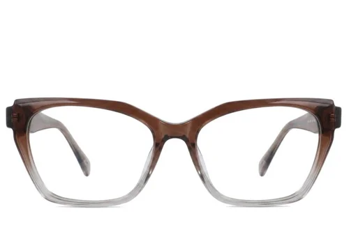 Lunettes papillon en acétate brun #BS2012-2559