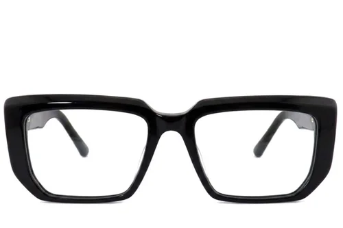 Lunettes rectangulaires en acétate noir #BS2012-2560