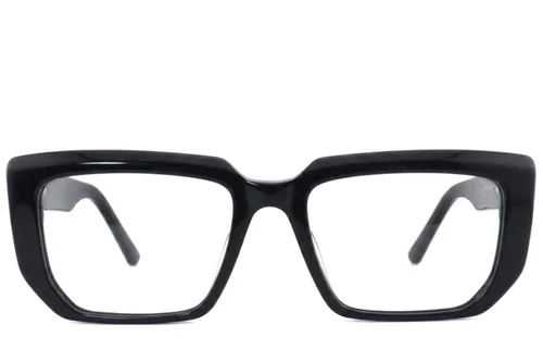 Lunettes rectangulaires en acétate brun #BS2012-2561