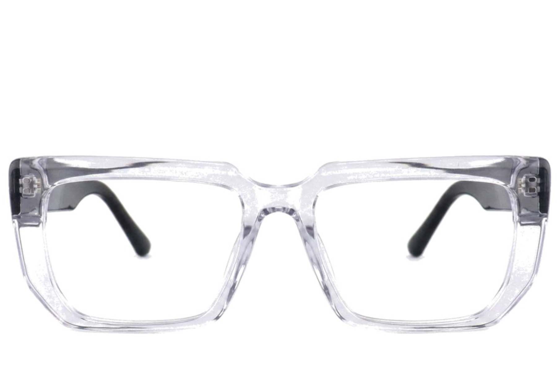 Rectangular Transparent Acetate Glasses #BS2012-2563
