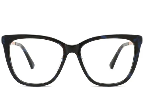 Lunettes en acétate bleu papillon #BS2012-2566