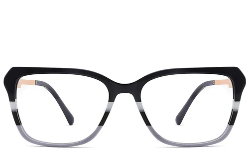 Rectangular Pattern Acetate Glasses #BS2012-2570