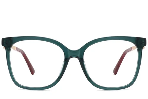 Verres en acétate vert papillon #BS2012-2573