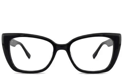 Lunettes papillon en acétate noir #BS2012-2578