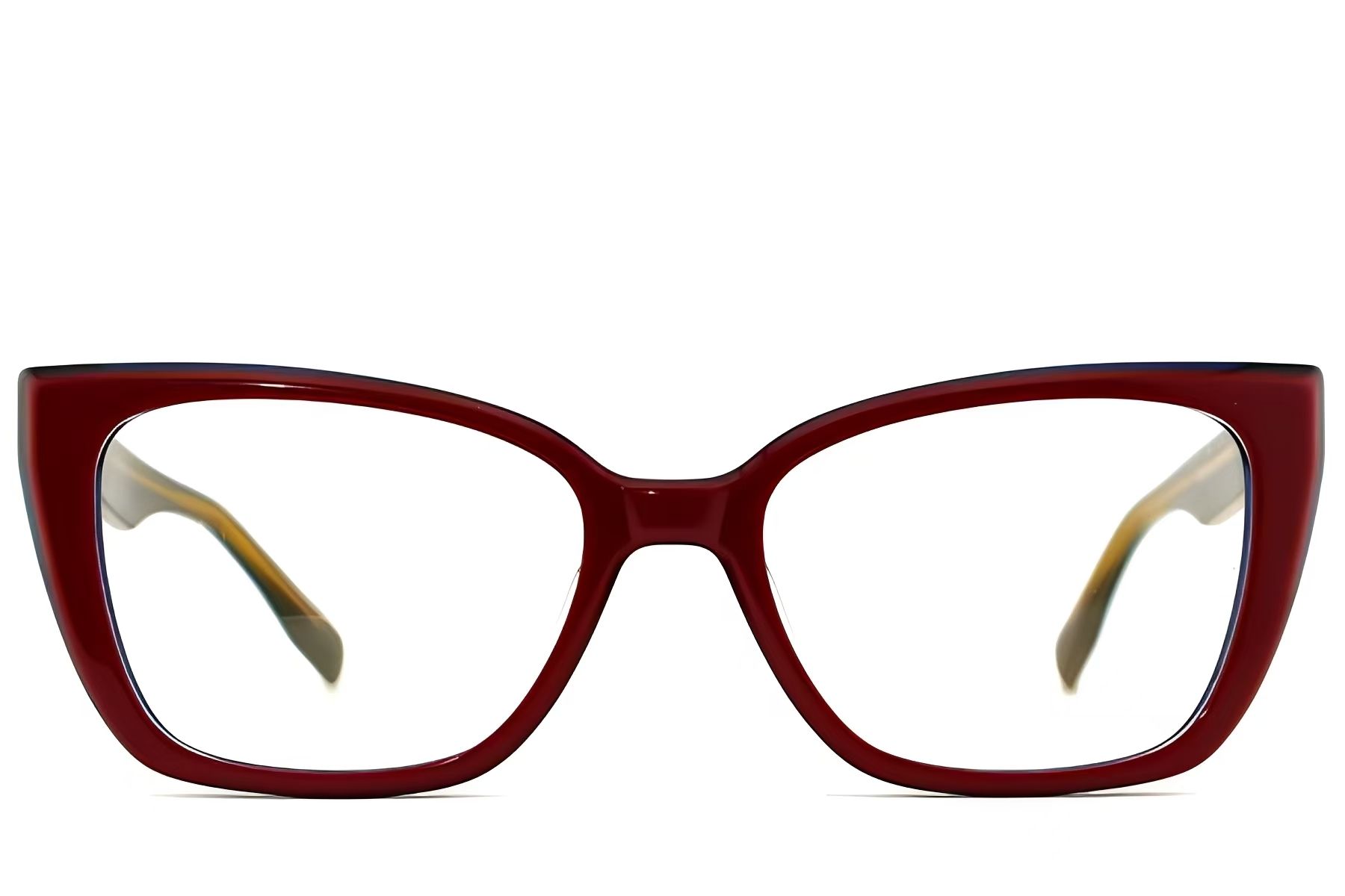 Occhiali in acetato rosso farfalla #BS2012-2579