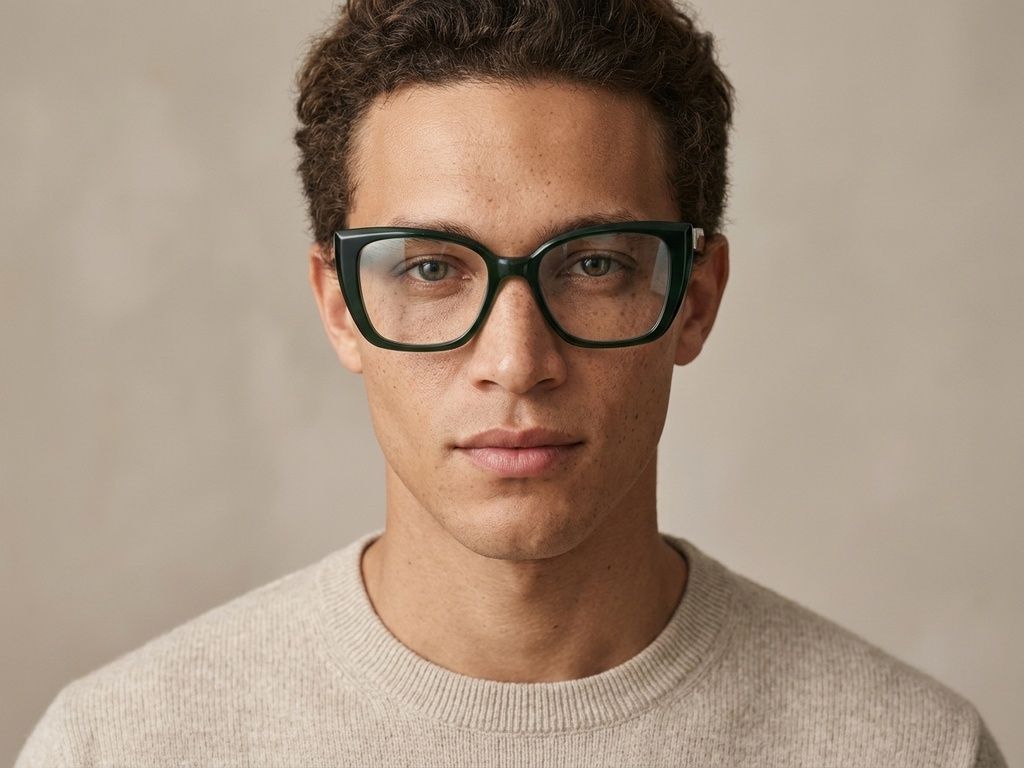 Butterfly Green Acetate Glasses #BS2012-2580