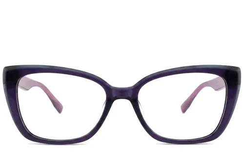 Lunettes en acétate violet papillon #BS2012-2581