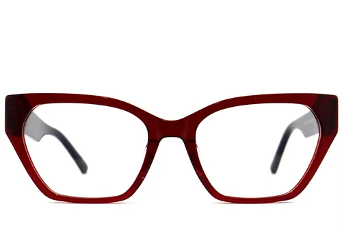 Lunettes papillon en acétate rouge #BS2012-2584