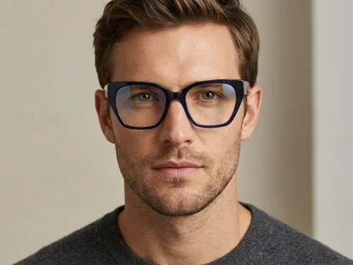Lunettes en acétate bleu papillon #BS2012-2585
