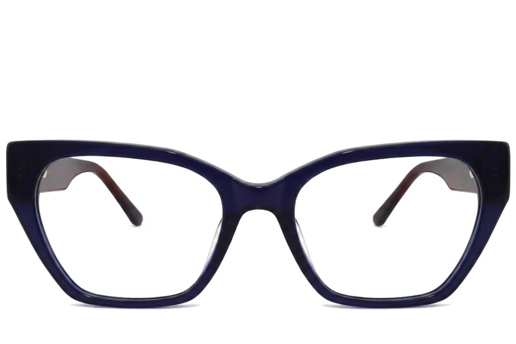 Occhiali in acetato blu farfalla #BS2012-2585