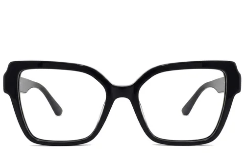 Lunettes papillon en acétate noir #BS2012-2587