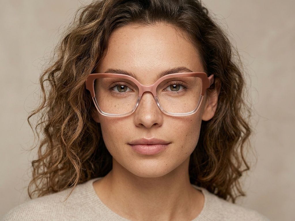 Butterfly Pink Acetate Glasses #BS2012-2588