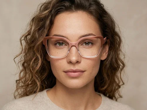 Lunettes en acétate rose papillon #BS2012-2588