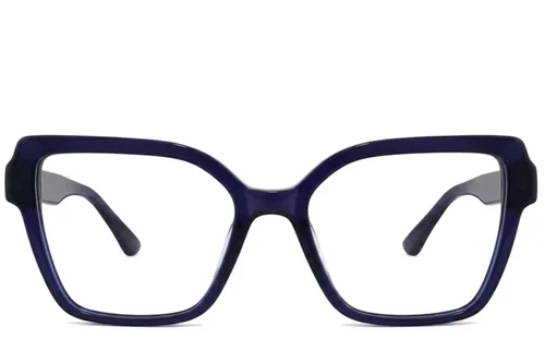 Lunettes en acétate bleu papillon #BS2012-2590