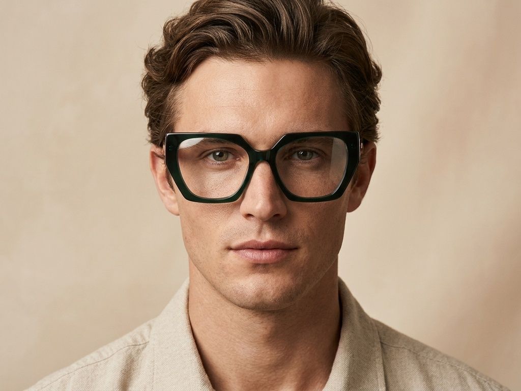 Butterfly Green Acetate Glasses #BS2012-2593