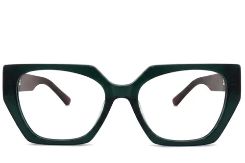 Verres en acétate vert papillon #BS2012-2593