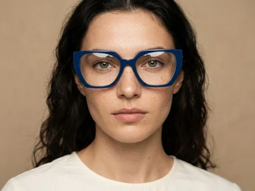 Lunettes en acétate bleu papillon #BS2012-2595