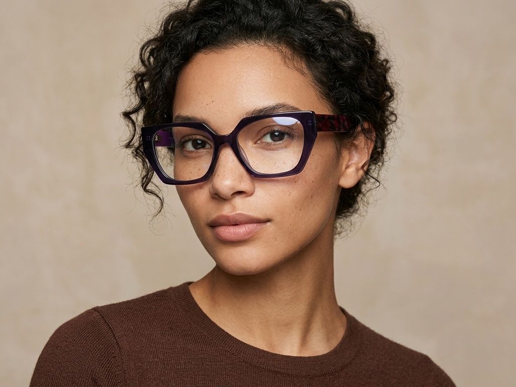 Butterfly Purple Acetate Glasses #BS2012-2596
