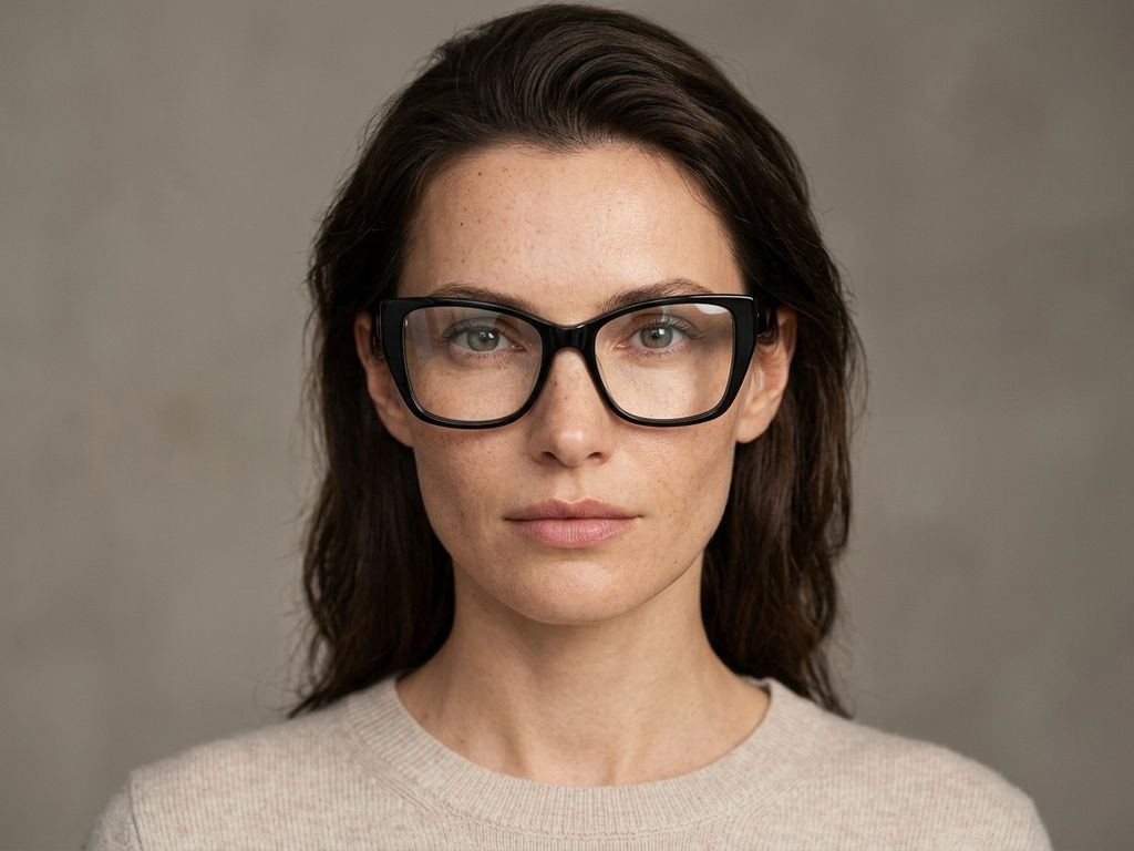 Butterfly Black Acetate Glasses #BS2012-2597