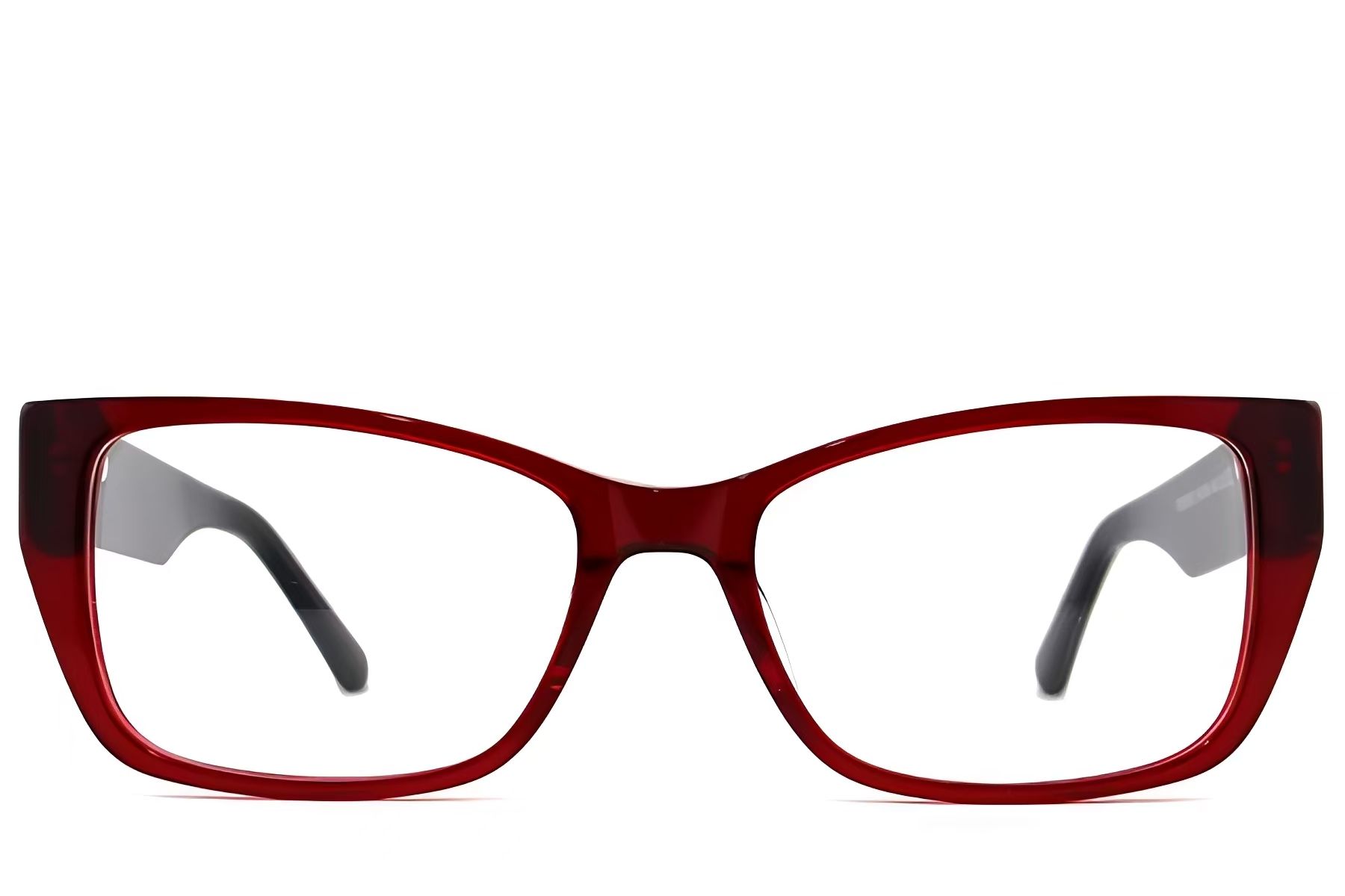 Occhiali in acetato rosso farfalla #BS2012-2598