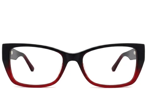 Lunettes papillon en acétate rouge #BS2012-2599