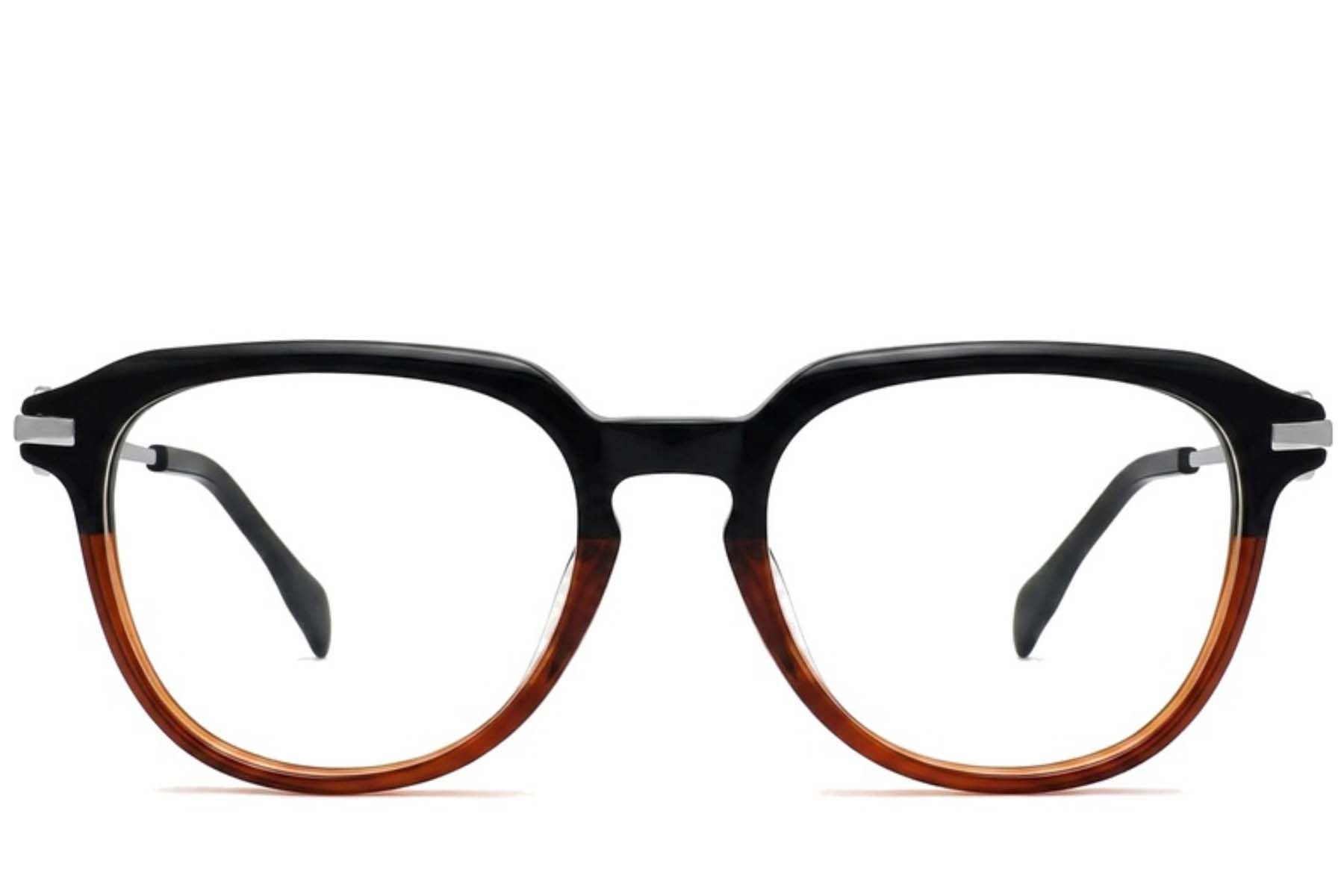 Ovale braune Acetatgläser #BS2012-2607