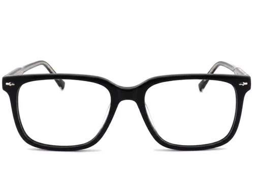 Lunettes rectangulaires en acétate noir #BS2012-2613