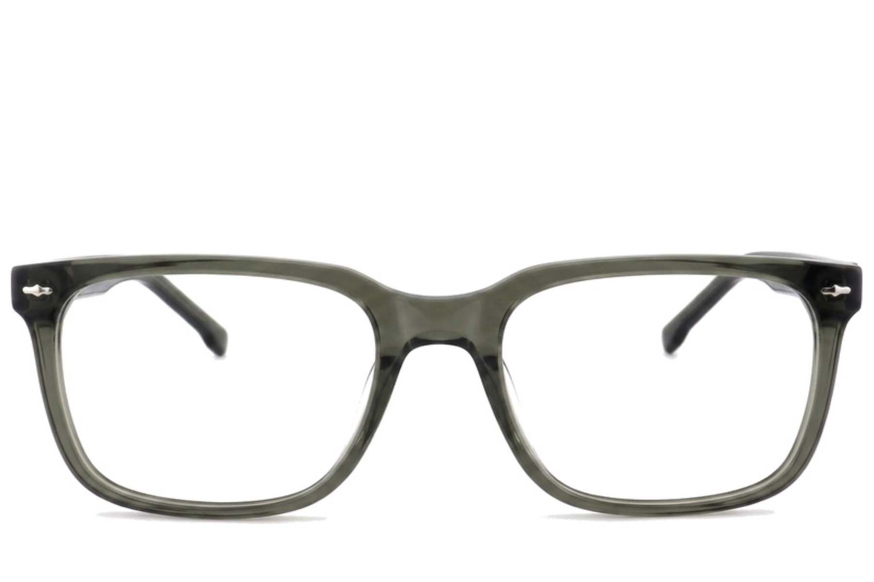 Rectangular Green Acetate Glasses #BS2012-2615