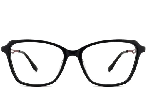 Lunettes papillon en acétate noir #BS2012-2617