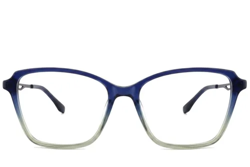 Lunettes en acétate bleu papillon #BS2012-2620
