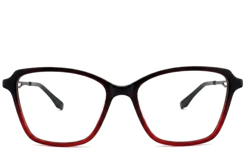 Lunettes en acétate rouge papillon #BS2012-2621