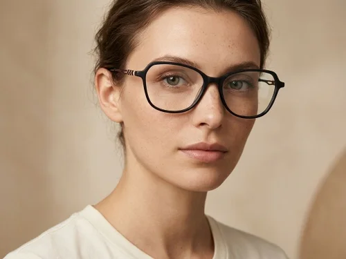 Lunettes papillon en acétate noir #BS2012-2626