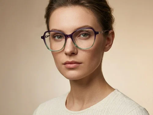 Lunettes en acétate violet papillon #BS2012-2630