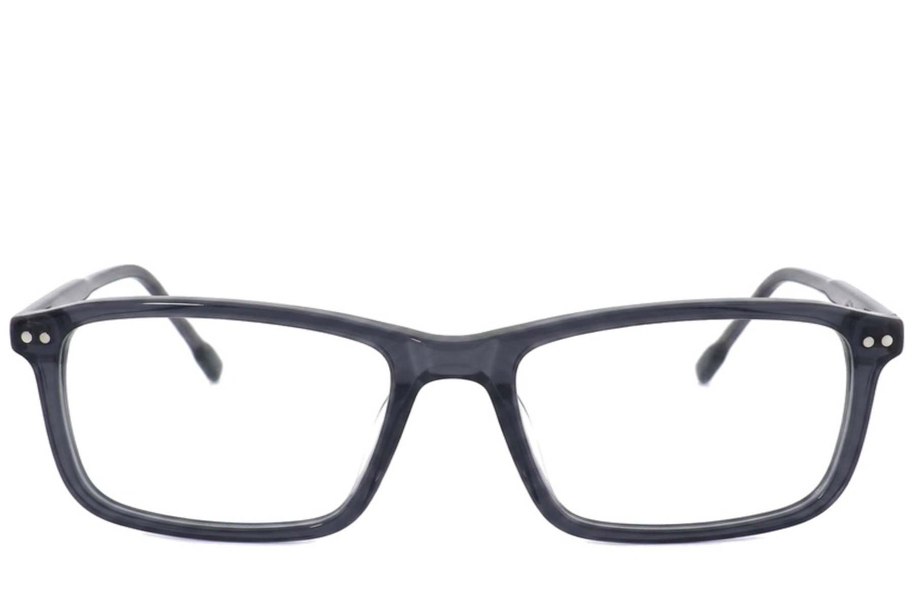 Rectangular Grey Acetate Glasses #BS2012-2638