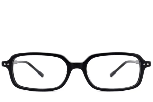 Lunettes rectangulaires en acétate noir #BS2012-2641