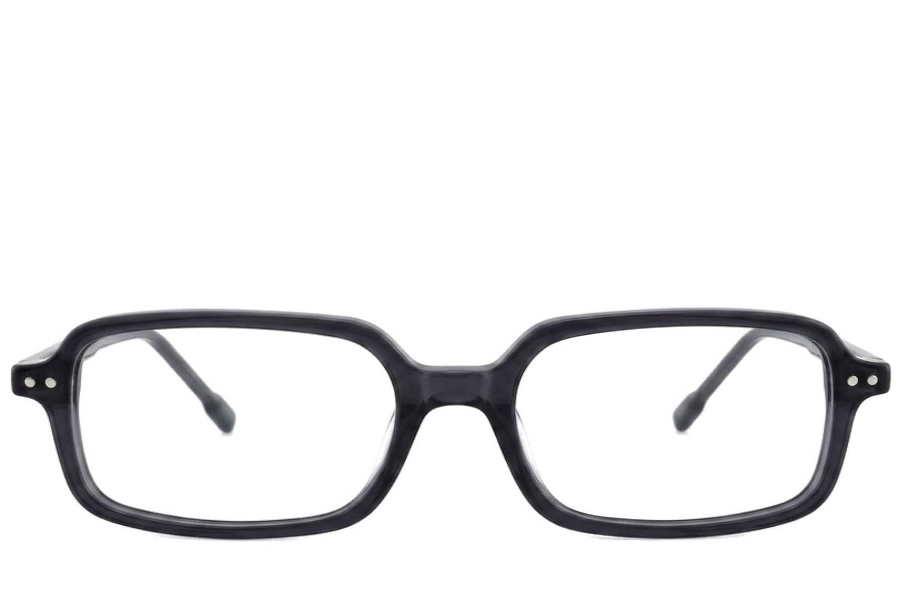 Vasos rectangulares de acetato gris #BS2012-2643