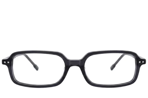 Lunettes rectangulaires en acétate gris #BS2012-2643