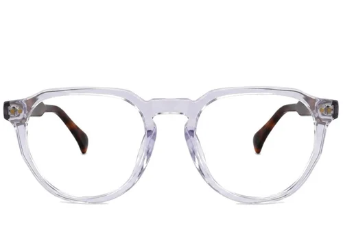 Verres ovales en acétate transparent #BS2012-2659