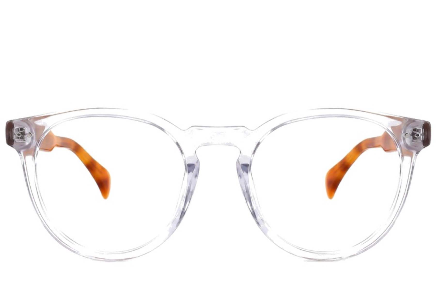 Oval Transparent Acetate Glasses #BS2012-2663