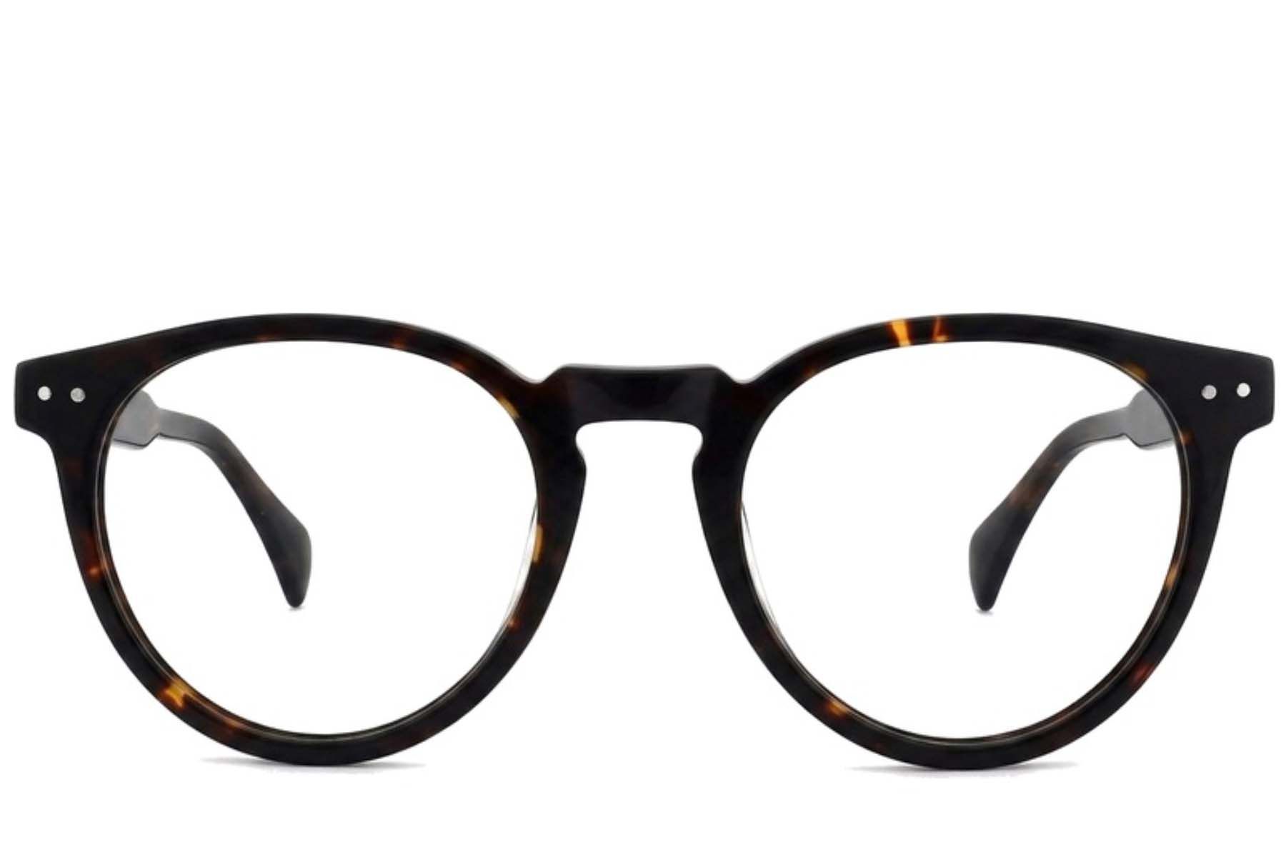 Oval Tortoiseshell Acetate Glasses #BS2012-2665