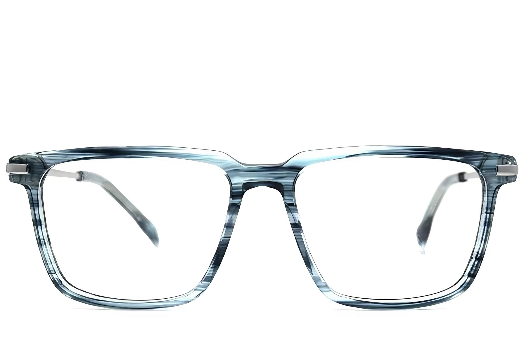 Rectangular Pattern Acetate Glasses #BS2012-2673