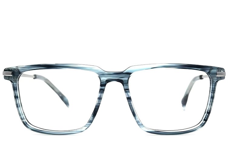 Rectangular Pattern Acetate Glasses #BS2012-2673