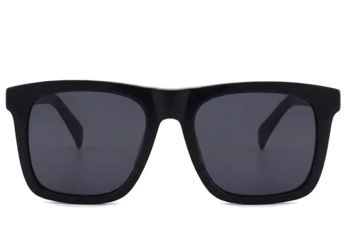 Rectangular Black Acetate Sunglasses #BS2012-2676