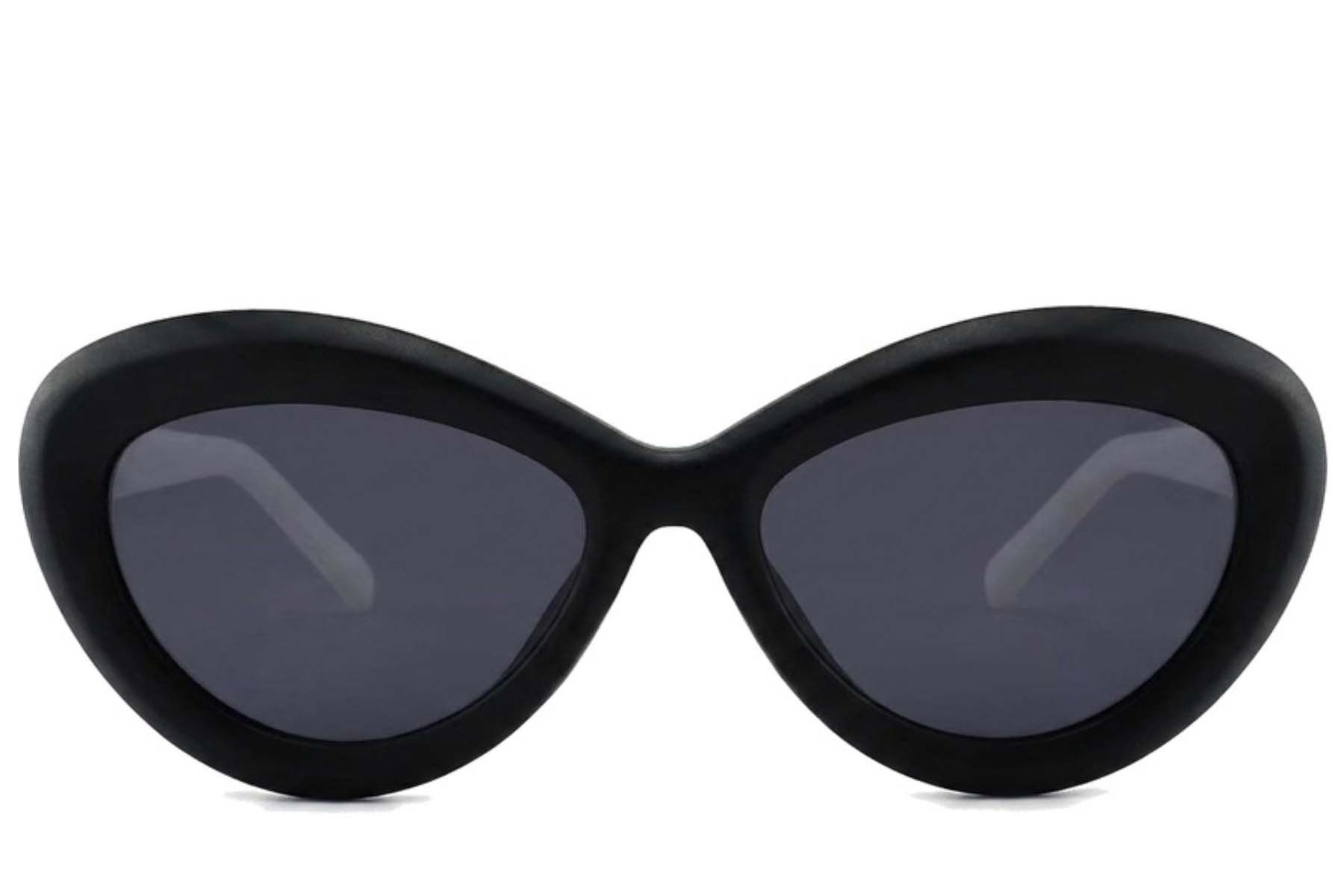 Occhiali da sole Butterfly in acetato nero #BS2012-2684
